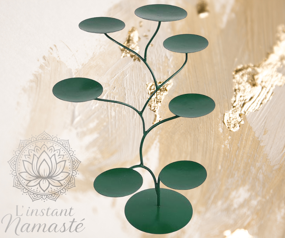 Chakras Lotus Présentoir métallique 🌈