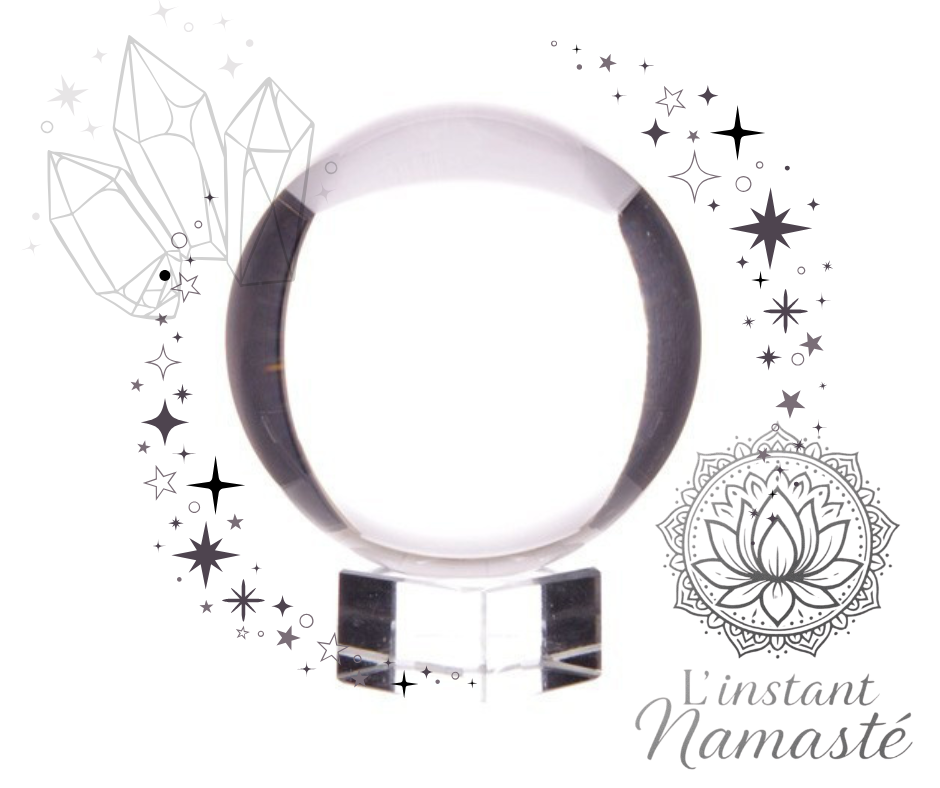 ✨ Boule de Cristal sur Socle 100 mm — Porteuse de Clarté & d’Harmonie ✨