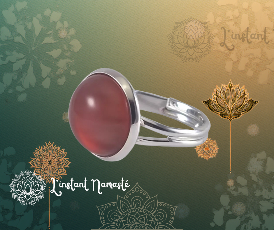 🔥 Bague Ronde en Cornaline – Énergie, Passion & Vitalité 🌞✨