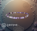 💜 Bracelet Améthyste Perles Heishi – Sérénité & Intuition ✨