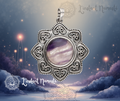 🌿 Pendentif Dryade – Fluorite Naturelle pour Clarté & Harmonie ✨