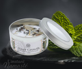 Bougie à la Menthe & Pierre de Lune – Croissance Intérieure et Intuition 🌿