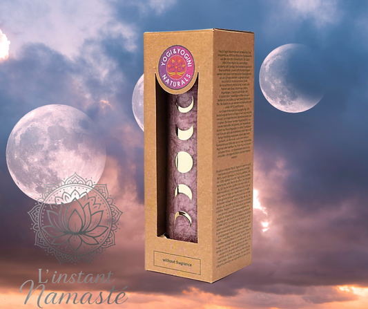 Bougie Lunaire Non Parfumée 🌕  100 % Naturelle & Éthique