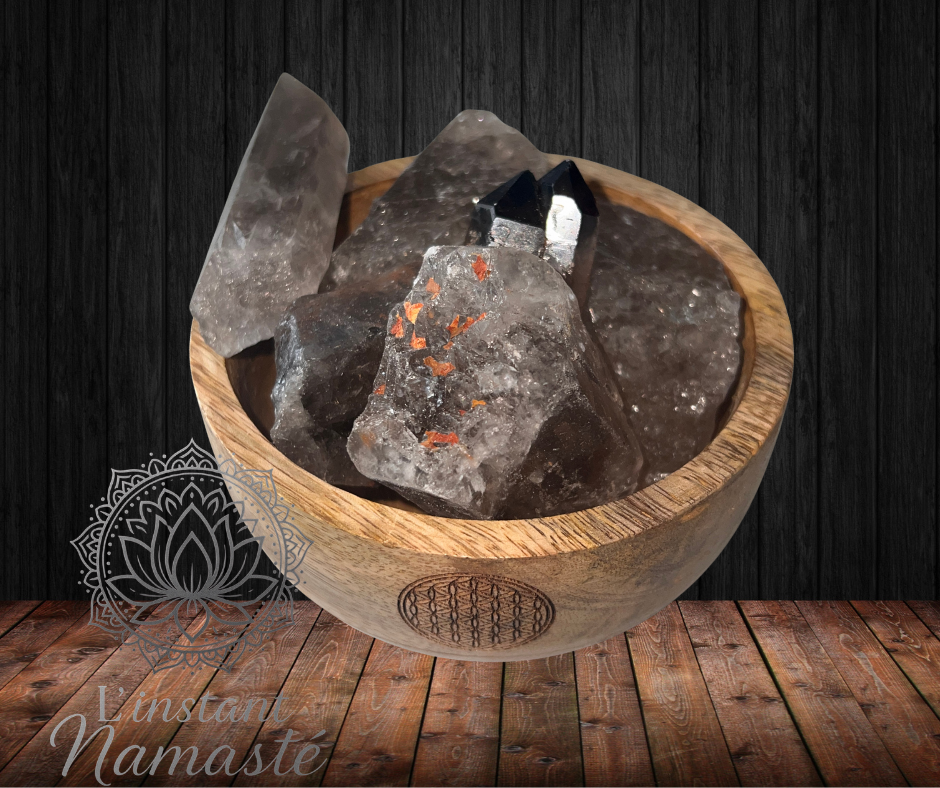 Quartz Fumé – Pierre d’Ancrage et de Transmutation 🖤✨ (à l'unité)