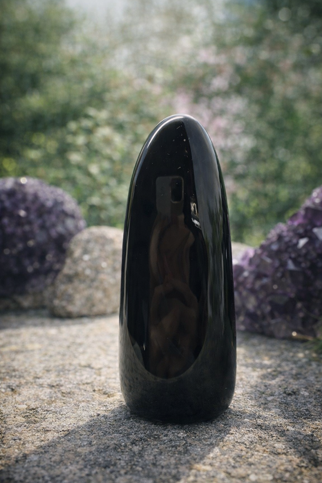 💎 Forme Libre Obsidienne Œil Céleste AA