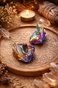 Quartz Aura Arc-en-Ciel – Pierre d’Élévation & Joie
