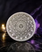 🌙✨ Disque en Sélénite – 8 cm de diamètre ✨🌙