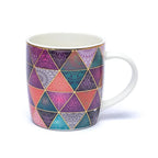 🍵 Tasse Thé avec Infuseur – Mandala Violet (400 ml)
