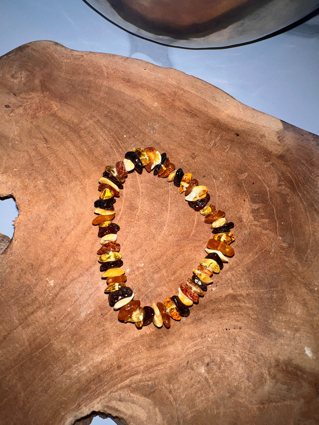 Bracelet Baroque – Ambre Multicolore (Qualité AA) 🌈