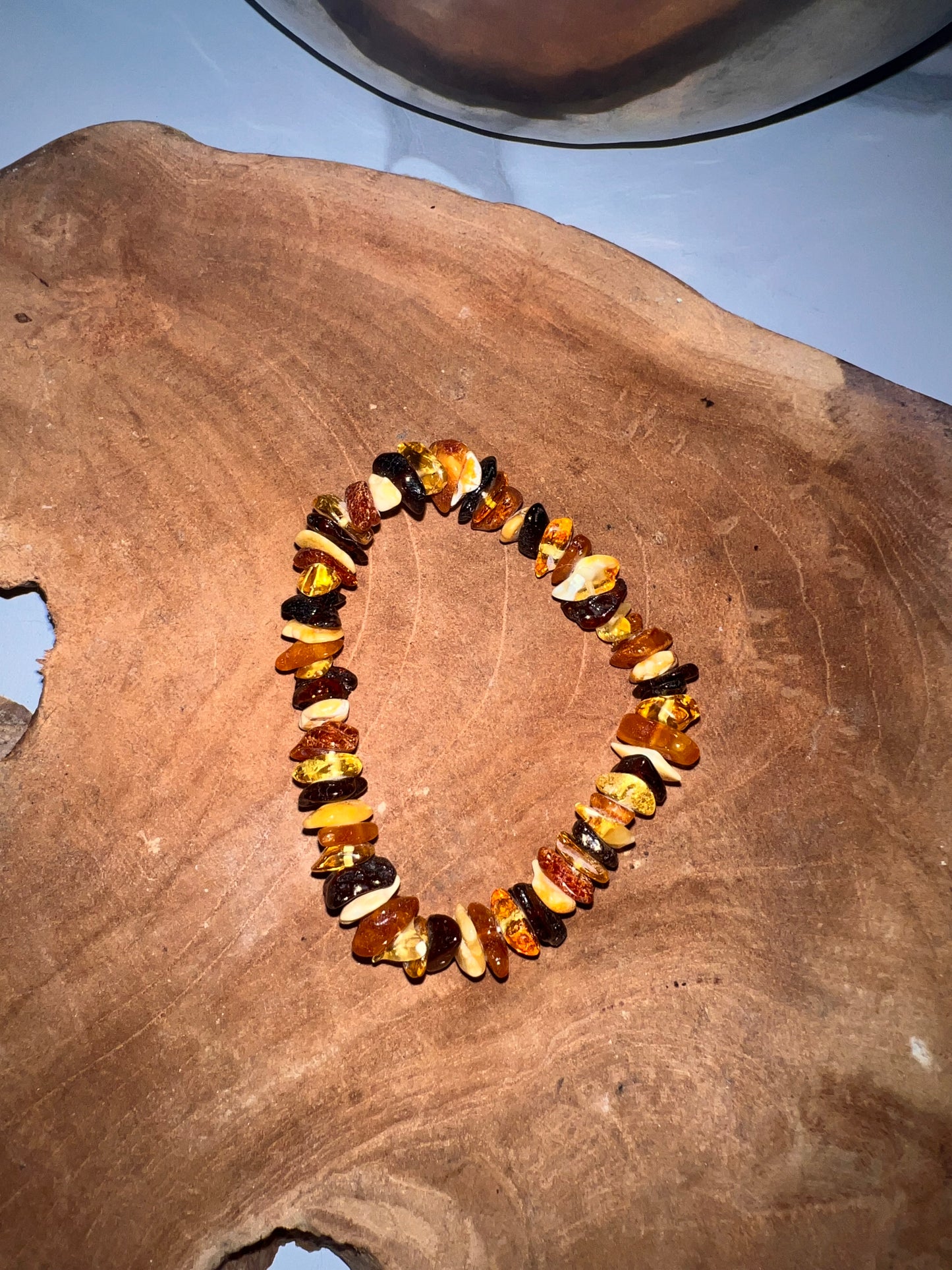 Bracelet Baroque – Ambre Multicolore (Qualité AA) 🌈