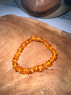 Bracelet Baroque – Ambre Jaune (Qualité AA) 🌞