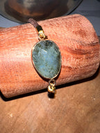 Bracelet Cordon Réglable – Labradorite (1 pièce) 🌫️