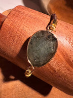 Bracelet Cordon Réglable – Labradorite (1 pièce) 🌫️