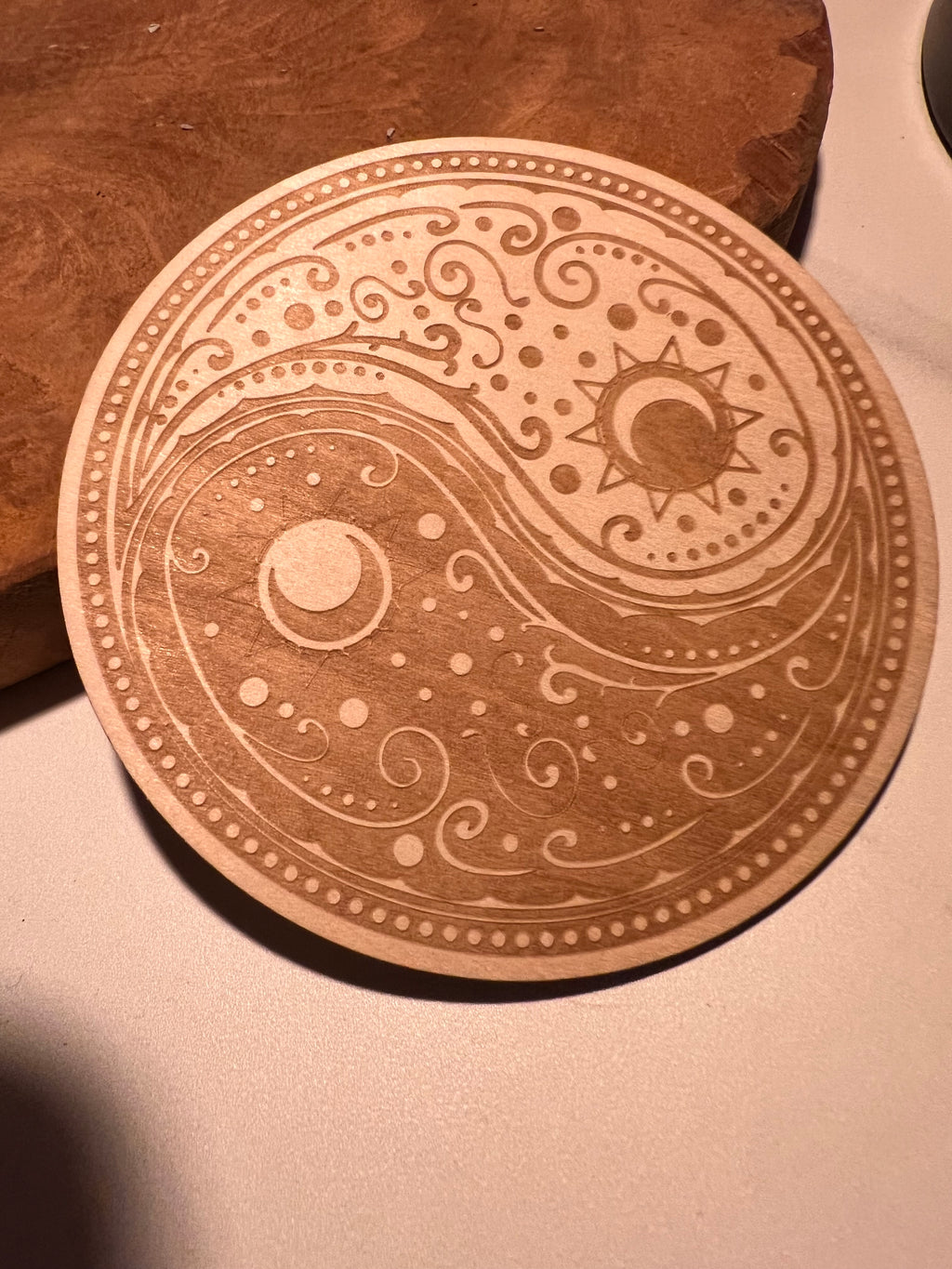 Plaque Bois “Yin Yang” ☯️