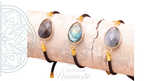 Bracelet Cordon Réglable – Labradorite (1 pièce) 🌫️
