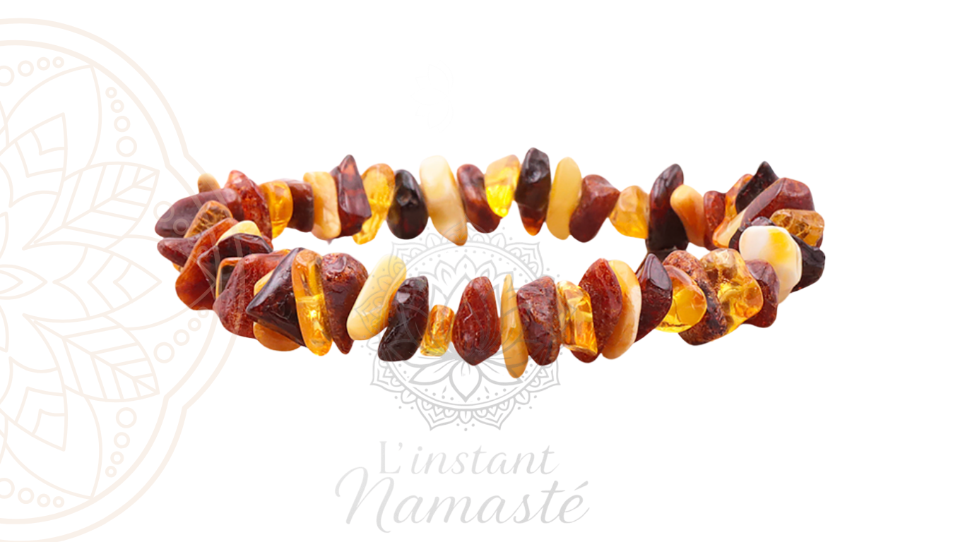 Bracelet Baroque – Ambre Multicolore (Qualité AA) 🌈