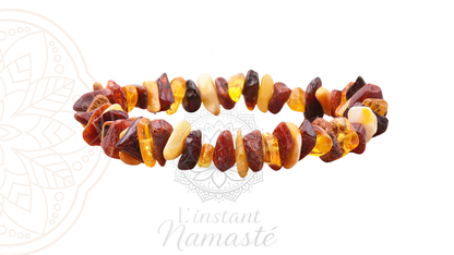 Bracelet Baroque – Ambre Multicolore (Qualité AA) 🌈