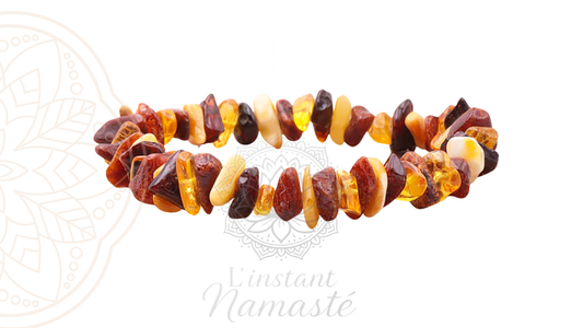 Bracelet Baroque – Ambre Multicolore (Qualité AA) 🌈