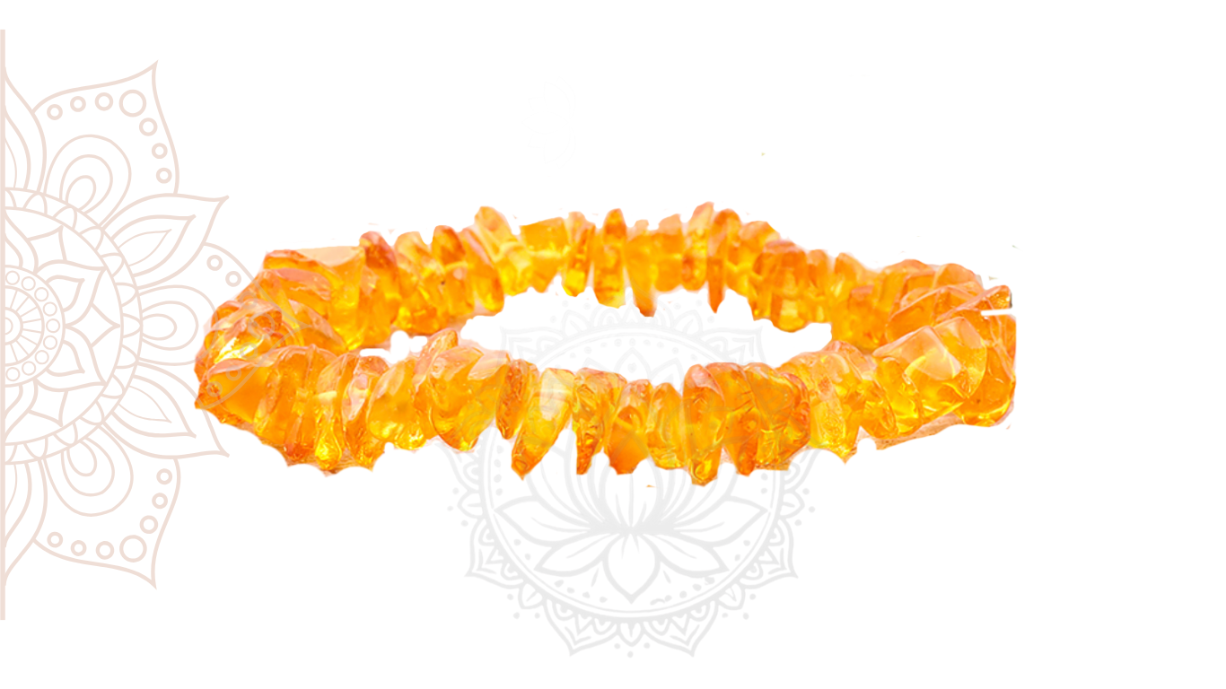 Bracelet Baroque – Ambre Jaune (Qualité AA) 🌞