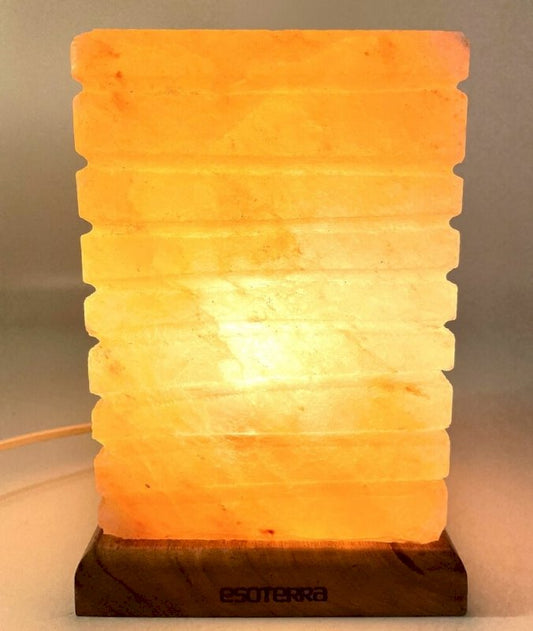 🧡 Lampe de Sel Himalaya Rectangle Strié – 5 kg