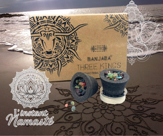 🌟 Coupelles de Résine Banjara « 3 Rois »