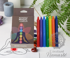 🕯️ 7 bougies chakras – Équilibrage énergétique & méditation 🕯️