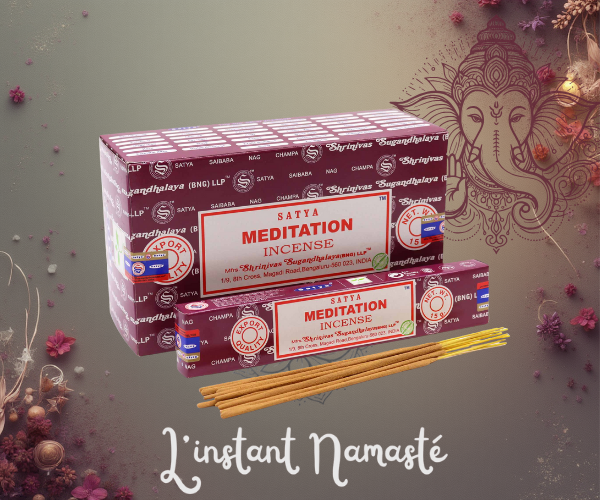 ✨🕉️ Encens Satya « Meditation » – 15 g 🔥