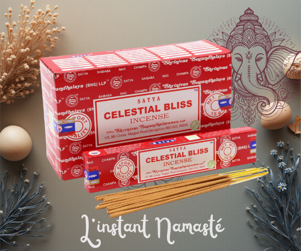 🕉️ Encens Satya « Félicité Céleste » – 12 × 15 g