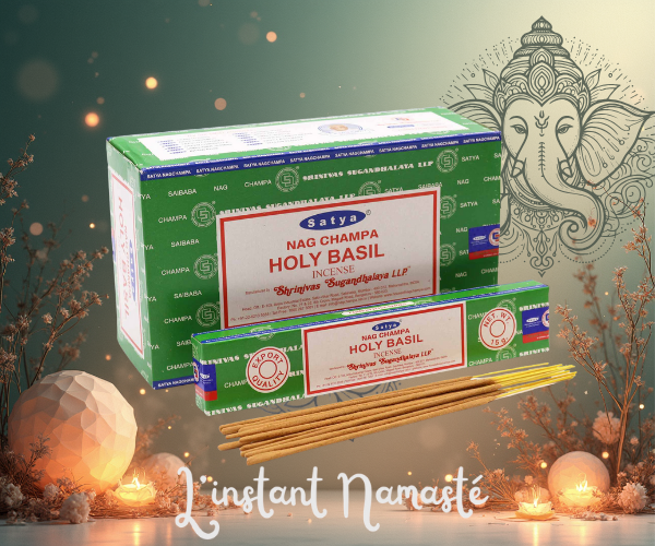 ✨🕉️ Encens Satya « Holy Basil » – 15 g 🌿