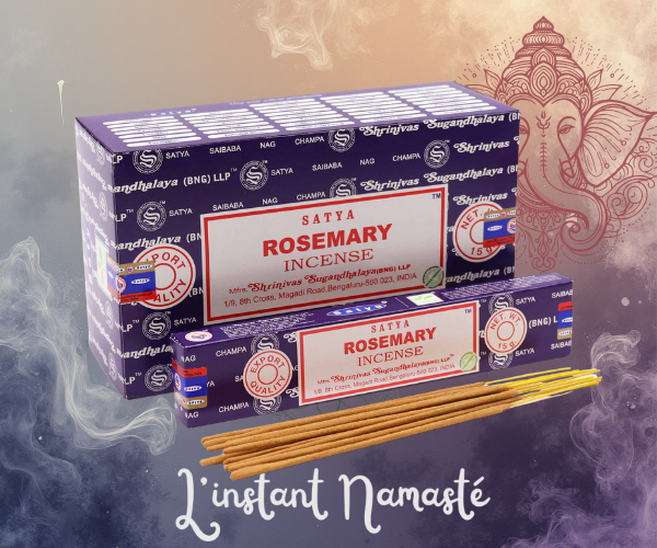 ✨🌿 Encens Satya « Romarin » – 15 g🍃
