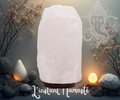 🌙🧂 Lampe en Sel de l’Himalaya – « Cristal de roche 8-10 kg» 🌿
