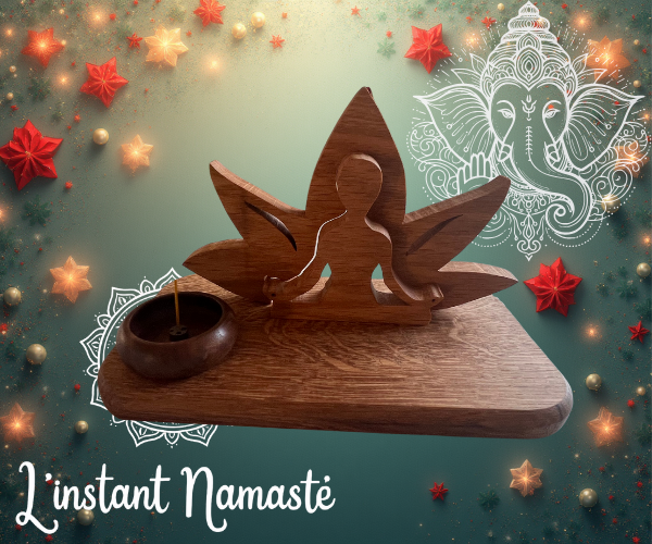 ✨ Porte encens artisanal 🌙 Namasté 🌿