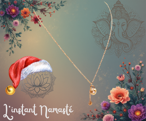 💎 Collier Eterna Doré – Sélénite ✨