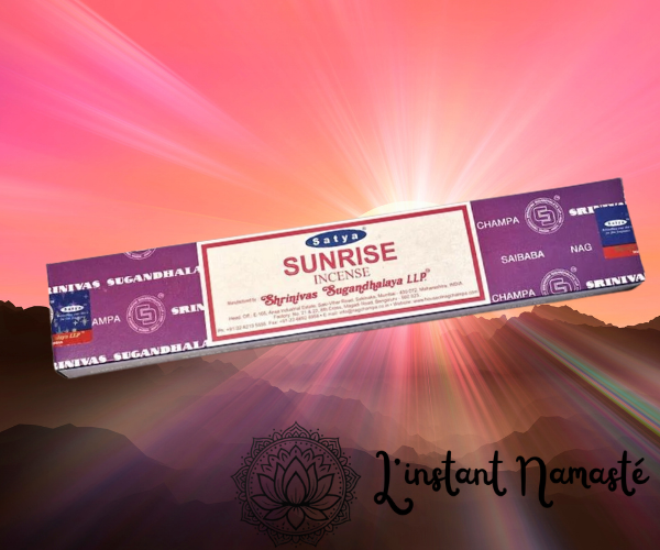 🌅✨ Satya Sunrise – Encens Lever du Soleil
