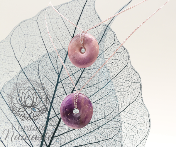 ✨ Pendentif Donut Améthyste 💜 1 pièce