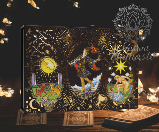 🌟 Tarot avec Feuille d’Or – Que la Magie Commence 🌟