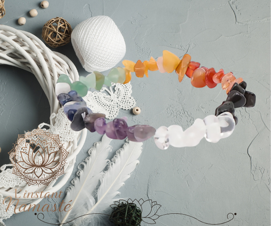 🌈 Bracelet Baroque 7 Chakras – Équilibre & Harmonie 🌿