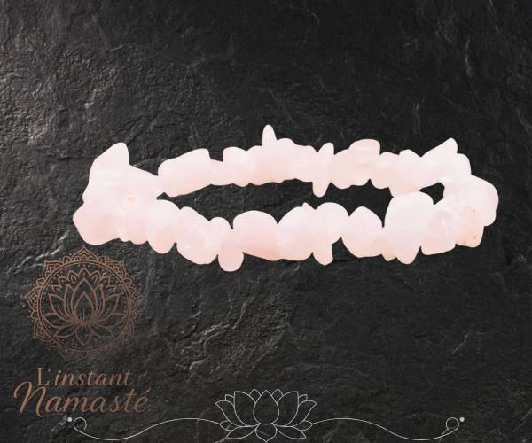 💗 Bracelet Quartz Rose Madagascar – Amour, Douceur & Harmonie 🌸