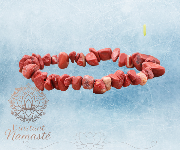 ❤️ Bracelet Jaspe Rouge – Force, Vitalité & Ancrage 🌿