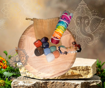 🌈 Pack Découverte 7 Chakras – Équilibre, Énergie & Harmonie ✨