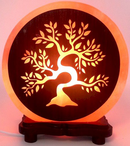 🌳 Lampe de Sel « Arbre de Vie » 🌿💫