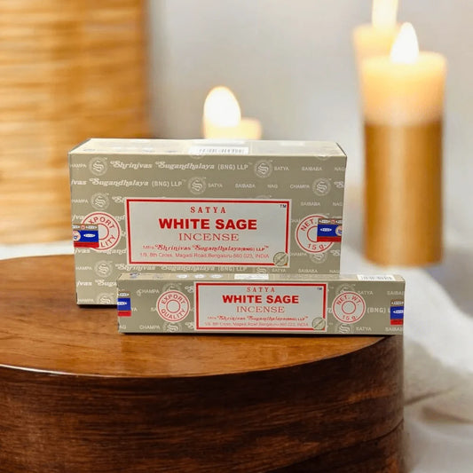 Encens Satya White Sage – Purification et Sérénité 🌿