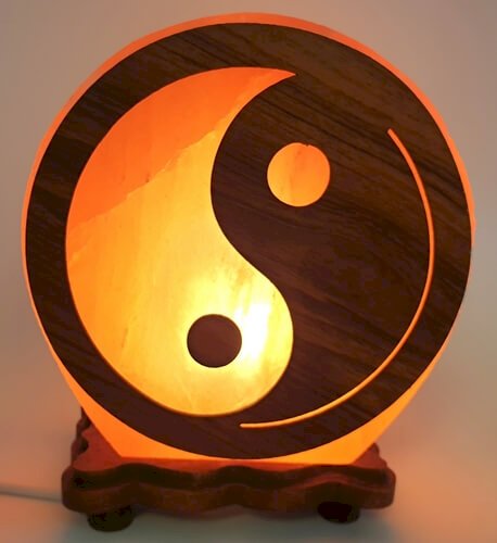 ☯️ Lampe de Sel « Yin-Yang » 🌙🌞