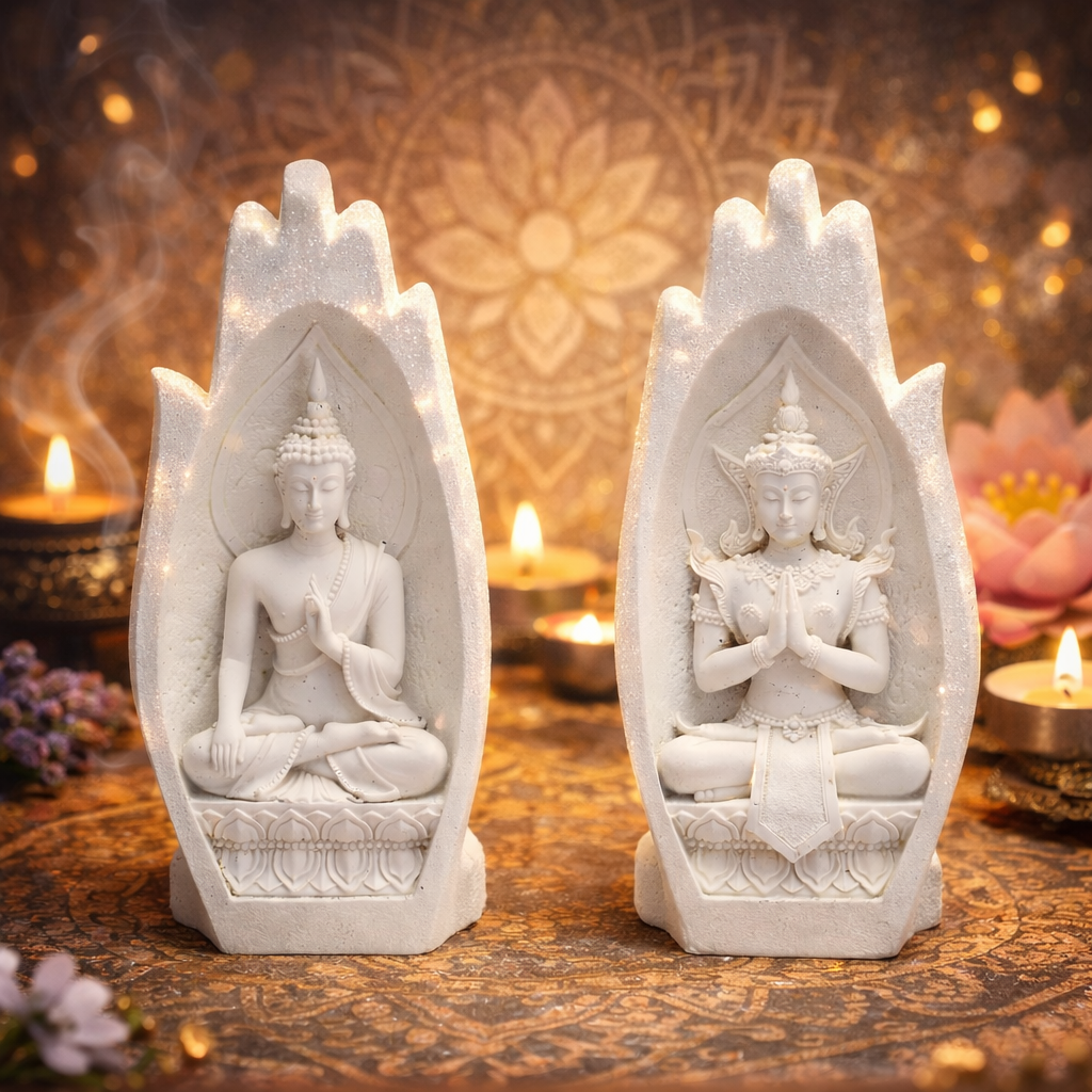 Namaste Mudra Mains avec Bouddha 🙏
