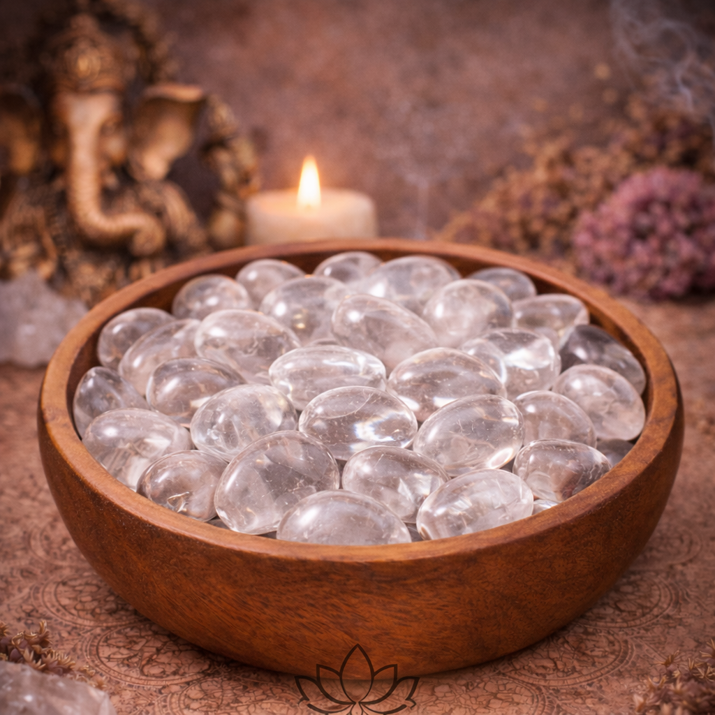 💎 Pierre roulée Cristal de Roche AAA