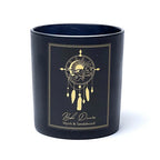 ✨ Bougie d’Intention Boho Dreams – Myrrhe & Bois de Santal avec Cristal de Roche 🤍