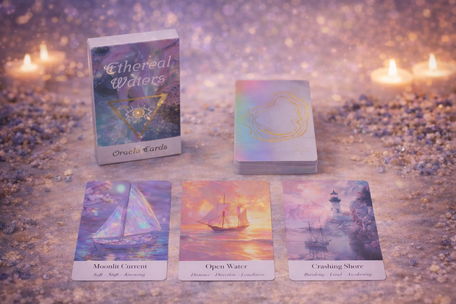 🌊 Cartes Oracle – Eaux Éthérées