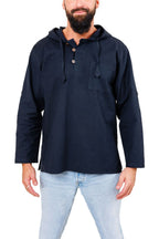 🧡 Chemise Ethnique à Capuche Elun