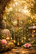 🌳 Carillon Indien – Grand Arbre de Vie à Cloche