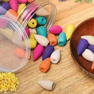 Cônes d'Encens pour Fontaine Grands- Assortiment de Senteur - 30 mins de Combustion